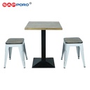 SAPPORO DOKKA - Meja Makan Set | Meja Tolix Set | Dining Table Set