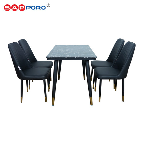 SAPPORO VALETTRI - Meja Makan Set Marmer | Dining Set Marmer