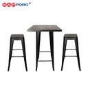 SAPPORO PORVOO - Meja Bar Set | Meja Tolix Set | Bar Table Set