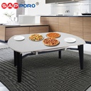 [ SUPER SALE ] SAPPORO PORTICI - Meja Makan | Meja Makan Motif Marmer