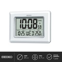 Jam Weker Beker Seiko Digital QHL058W All Feature Folding Stand ORI