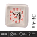 Jam Weker Beker Seiko QHE906W Coca Cola Edition LED Berkedip Original