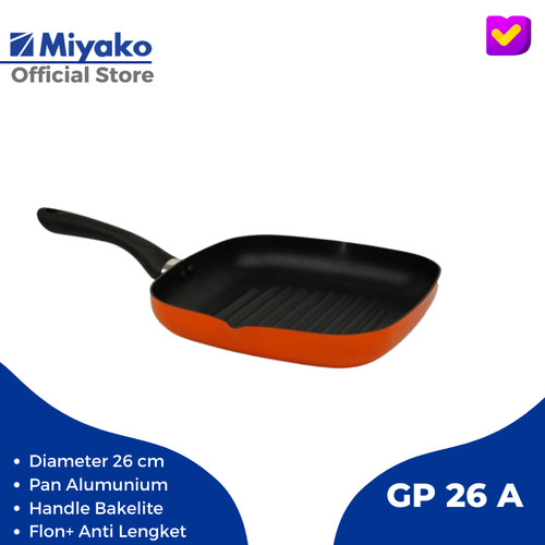 Miyako GP 26 A Cookware Grilling Pan 26 cm