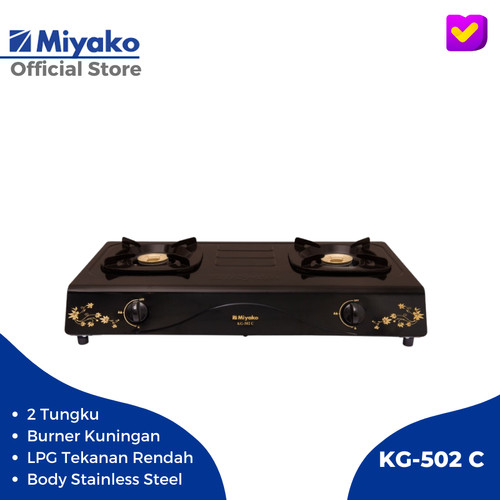 Miyako KG-502C Kompor Gas [2 Tungku]