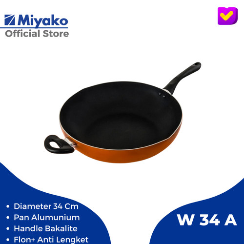 Miyako Cookware Finest Wok W-34A