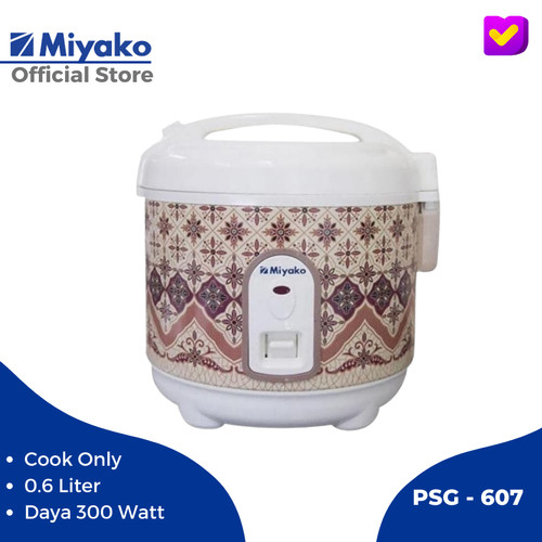 Miyako Rice Cooker PSG-607 0.63 L