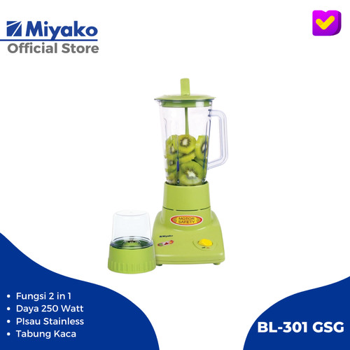 Miyako Blender Kaca+Dry Mill BL-301 GSG