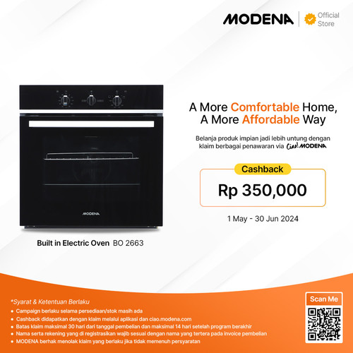 MODENA Built-In Gas Oven - BO 2663