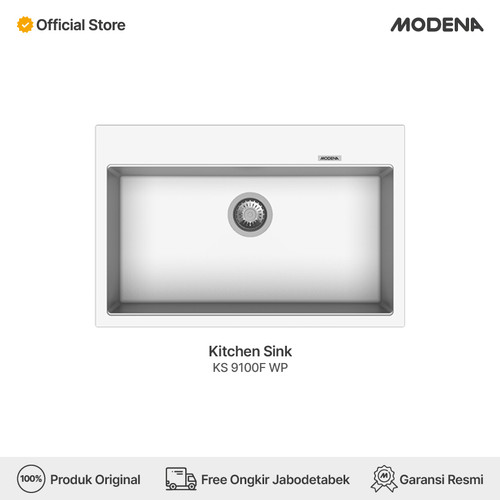 MODENA KItchen Sink - KS 9100F WP (Quartz Granite)