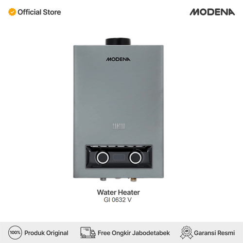 MODENA Water Heater Gas Instan - GI 0632 V