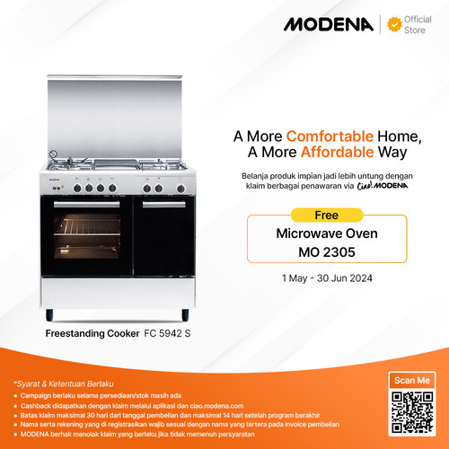 MODENA Freestanding Cooker - FC 5942 S