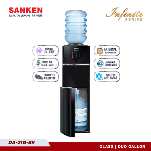 Dispenser Sanken Duo Gallon DA-21G Dispenser Galon Bawah Atas