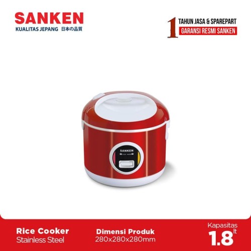 Sanken SJ-2500 Magic Com 1.8L Red