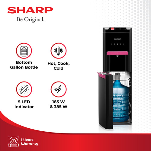 Sharp Dispenser Bottom SWD-66EHL-BP Black Pink