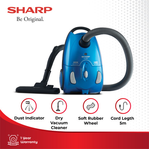 Sharp Vacuum Cleaner EC-8305-B Biru (Blue)