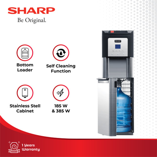 Sharp Dispenser Stainless Steel Bottom SWD-78EHL-SL Silver 4L