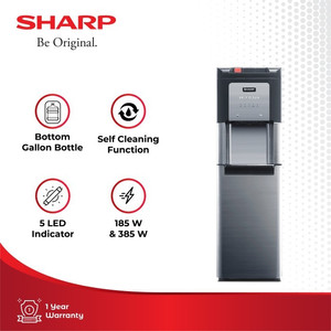 Sharp Dispenser Stainless Steel Bottom Loading SWD-73EHL-BK Black 4L