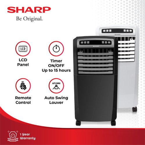 Sharp Air Cooler PJ-A55TY-W Twice Cooling White 100 Watt