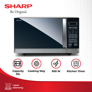 Sharp Microwave Stylish Designed R-728(W)-IN White 25 Liter