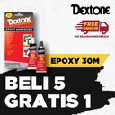 Lem Besi Epoxy 30 menit Dextone 48g ( Beli 5 gratis 1 )