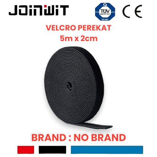 VELCRO pengikat kabel 5m velcro perekat 5m x 2cm FO/FIBER OPTIK