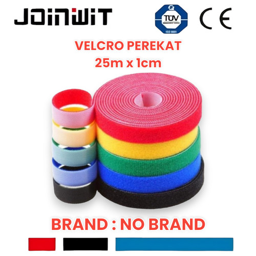 VELCRO pengikat kabel 25m velcro perekat kabel 25meter x 1cm FO/FIBER OPTIK