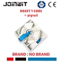 ROSET 1 CORE OTP plus adapter solid dan pigtail roset 1core lengkap FO