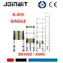 Tangga teleskopik 4.4 m lipat 4,4 m single 4.4m lurus telescopic 4,4m