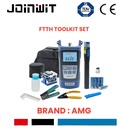 FTTH Tool Kit SET Lengkap OPM VFL Cleaver FO Fiber Optik Toolkit TAS