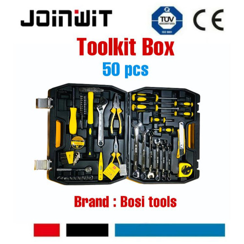 Toolset Toolkit Toolbox 50 pcs Tool Set/ Kit/ Box 50pcs BOSI TOOLS