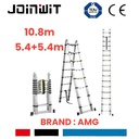 Tangga Lipat Aluminium Teleskopik 10.8M Double Telescopic 10.8Meter