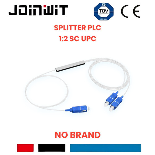 PLC Splitter Micro 1:2 SC APC/FO/Fiber Optik/Optic/Bagus