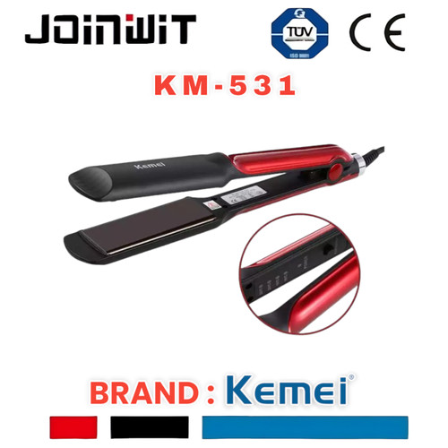 Catokan KEMEI KM 531 Catok rambut Lurus temperatur suhu ionic KM531