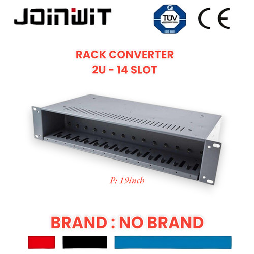 Rackmount 2U 14 Slot 2pcs Psu 5v 12a fiber RACKMEDIA converter