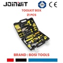 Toolset Toolkit Toolbox Tool Set Tool Kit Tool Box 21pcs BOSI TOOLS