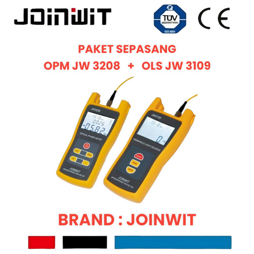 Jual Joinwit Optical Power Meter OPM JW3208 + OLS JW3109 BRAND NEW