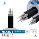 Kabel Listrik NFA2X-T Sutrado Kabel 3x70+70 Sqmm