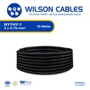 Wilson Cables - NYYHY-1 3x0.75 mm2 10 Meter - Kabel Tembaga Serabut