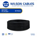 Wilson Cables - NYYHY 4x4 mm² 20 Meter - Kabel Tembaga Serabut