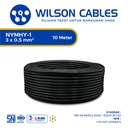 Wilson Cables - NYMHY-1 3x0.5 mm² 10 Meter - Kabel Tembaga Serabut