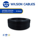 Wilson Cables - Kabel CCTV Coaxial RG 6 FW-OHM 75 15 Meter