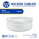 Wilson Cables - NYM 4x1.5 mm² 5 Meter - Kabel Tembaga Kawat