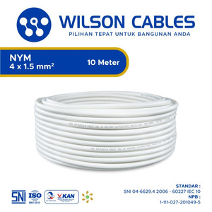 Wilson Cables - NYM 4x1.5 mm² 10 Meter - Kabel Tembaga Kawat