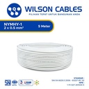 NYMHY-1 2x0.5 mm2 5 Meter - Kabel Tembaga Serabut Wilson Cables