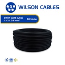 Wilson Cables - Drop Wire U-ES 1x2x0.6 mm² 50 Meter