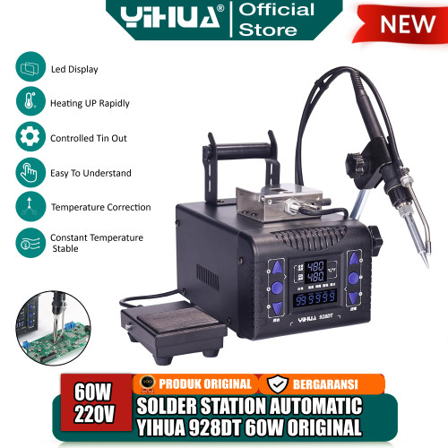 Yihua 928DT Solder Station Automatic 60W Soldering Iron Digital ORI