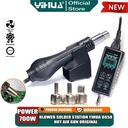 Yihua 8858 Blower Solder Uap Hot Air Gun Station BGA Protebel Original