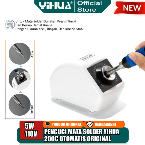 Yihua 200C Pencuci Mata Solder Otomatis Alat Pembersih Mata Solder ORI