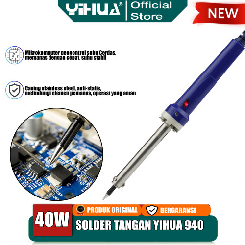 Yihua 940 Solder Tangan 40W Soldering Iron Listrik 40 Watt Original