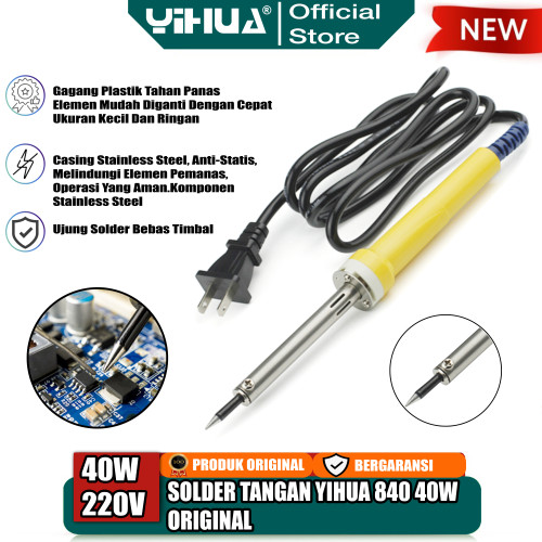 Yihua 830 Solder Listrik 30W Solder Tangan Soldering Iron 30 Watt ORI